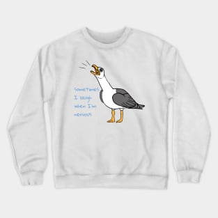 Nervous Seagull Crewneck Sweatshirt